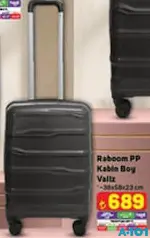 RABOOM PP KABİN BOY VALİZ
